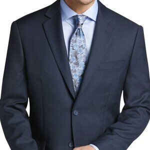 NEW Pronto Uomo Platinum Modern Fit Wool Navy Suit Jacket 42 Extra Long 42xL